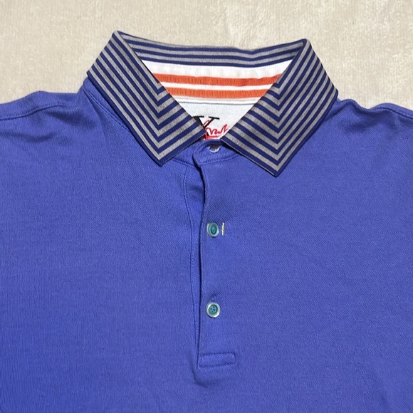 Robert Graham Purple Polo Shirt - Picture 2 of 14